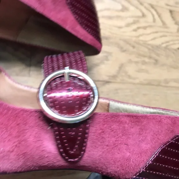 Wine colored Sofft heels - Picture 9 of 13